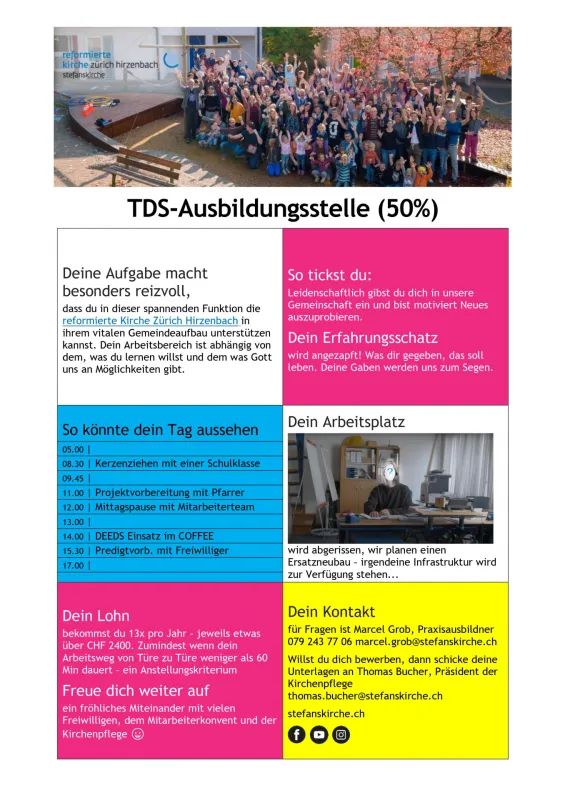 20210125_Inserat_Ausbildungsstelle (Foto: Marcel Grob) 20210125_Inserat_Ausbildungsstelle (Foto: Marcel Grob)
